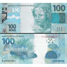 100 reais Brazília 2010-19, P257 UNC