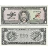 1 Peso Oro Dominikánska republika 1964-65 P99a-s UNC