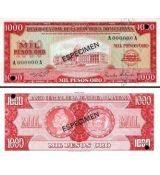 1000 Pesos Oro Dominikánska republika 1975 P115a-s UNC
