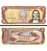 5 Pesos Oro Dominikánska republika 1982-88 P118 UNC