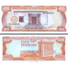 100 Pesos Oro Dominikánska republika 1993 P144 UNC