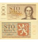 100 korún Československo 1951 nevydaná - REPLIKA