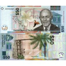 50 Dolárov Bahamy 2019 P80 UNC, bankovka