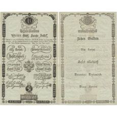 10 Gulden Rakúsko 1806 banková ceduľa (bankocetla)- REPLIKA