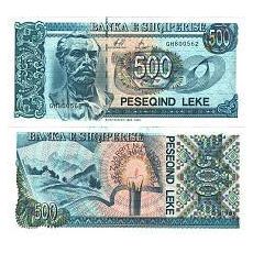 500 leke Albánsko 1996 P60a UNC