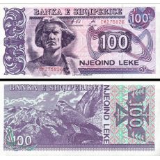 100 leke Albánsko 1994-6 P55bc UNC