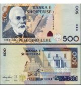 500 leke Albánsko 2007-15 P72 UNC