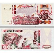 1000 Dinárov Alžírsko 1992 P140 UNC