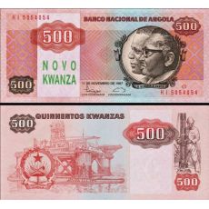 500 Novo Kwanza Angola 1984 P123 UNC