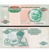 1 milión Kwanzas Angola 1995 P141 UNC