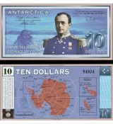 10 Dolárov Antarktída 2001 UNC