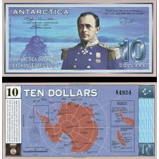10 Dolárov Antarktída 2001 UNC
