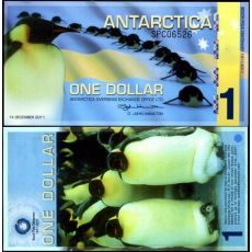 1 Dolár Antarktída 2011 UNC, polymer