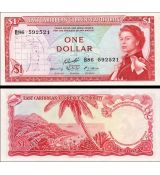 1 Dolár Východokaribské štáty 1965 P13g UNC