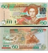50 Dolárov Antigua 2003 P45a UNC