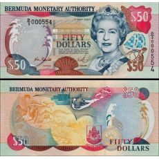 50 Dolárov Bermudy 2007 P54b UNC