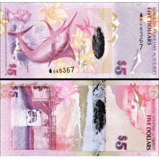 5 Dolárov Bermudy 2009 P58a UNC