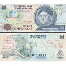 1 Dolár Bahamy 1992 P50a UNC