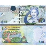 10 Dolárov Bahamy 2005 P73a UNC