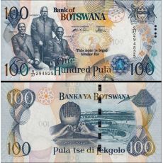 100 Pula Botswana 2004 P29a AU