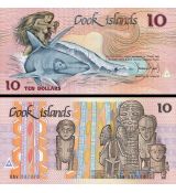 10 Dolárov Cookove ostrovy 1987 P04a-0 AU