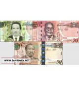 Botswana 10-50 Pula 3 bankovky UNC