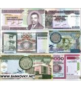 Burundi 100-10.000 Frankov 6 bankoviek UNC