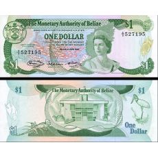 1 Dolár Belize 1980 P38a UNC