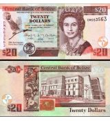20 Dolárov Belize 2012 P72 UNC pamätná