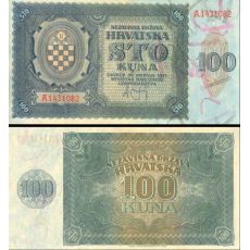100 Kuna Chorvátsko 1941 P02a UNC