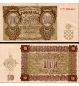 10 Kuna Chorvátsko 1941 P05b UNC