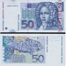 50 Kuna Chorvátsko 2002 P040a UNC
