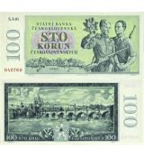 100 korún Československo 1962 nevydaná - REPLIKA