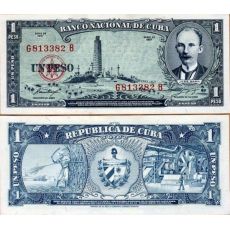 1 Peso Kuba 1957 P087b-0 AU