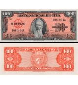 100 Pesos Kuba 1959 P093a-0 AU